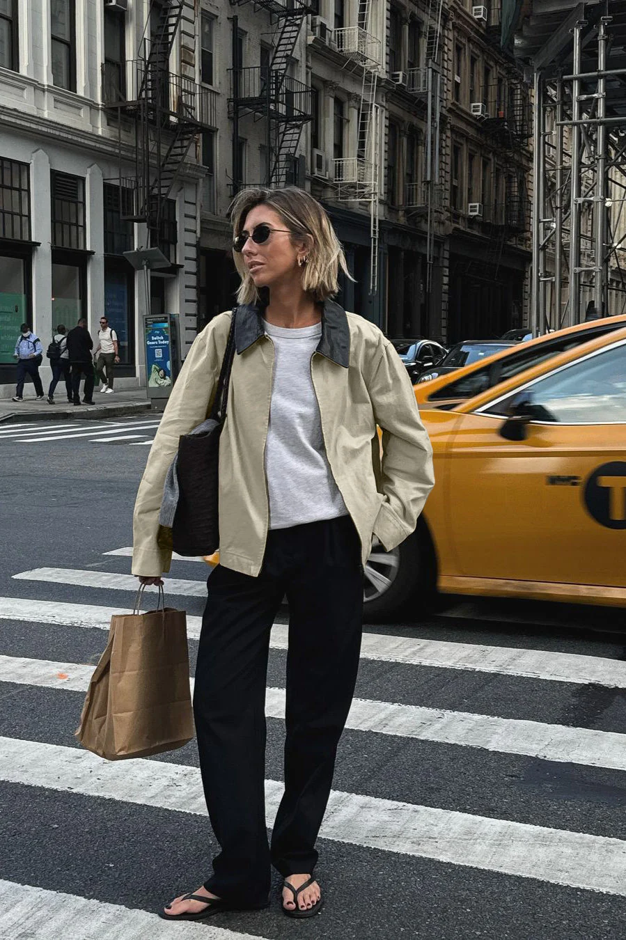 Vintage Shirt Style Trench Coat - Image 4