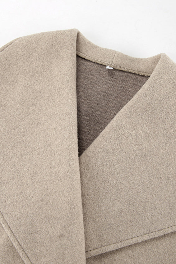 Thick Wool Blend Commuter Coat - Image 6
