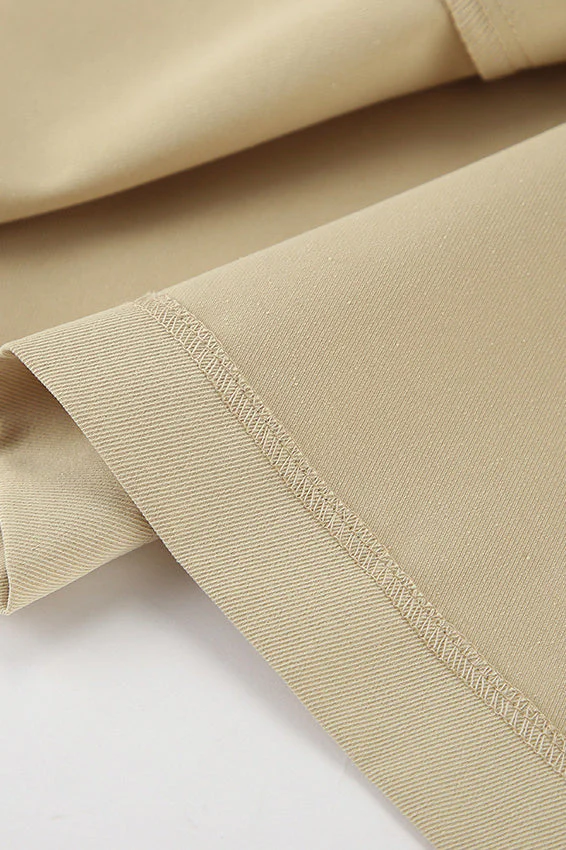 French Khaki Utility Trench Coat - Image 7