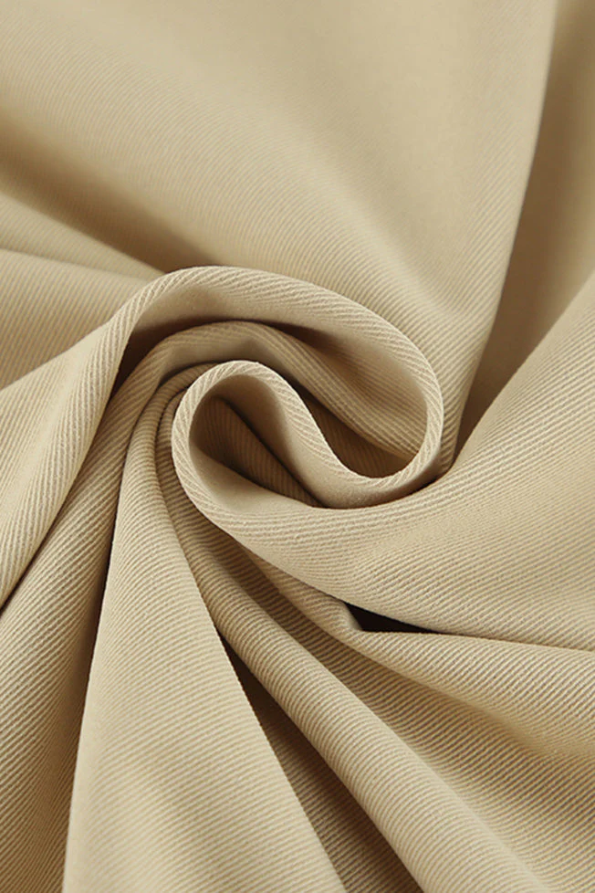French Khaki Utility Trench Coat - Image 8