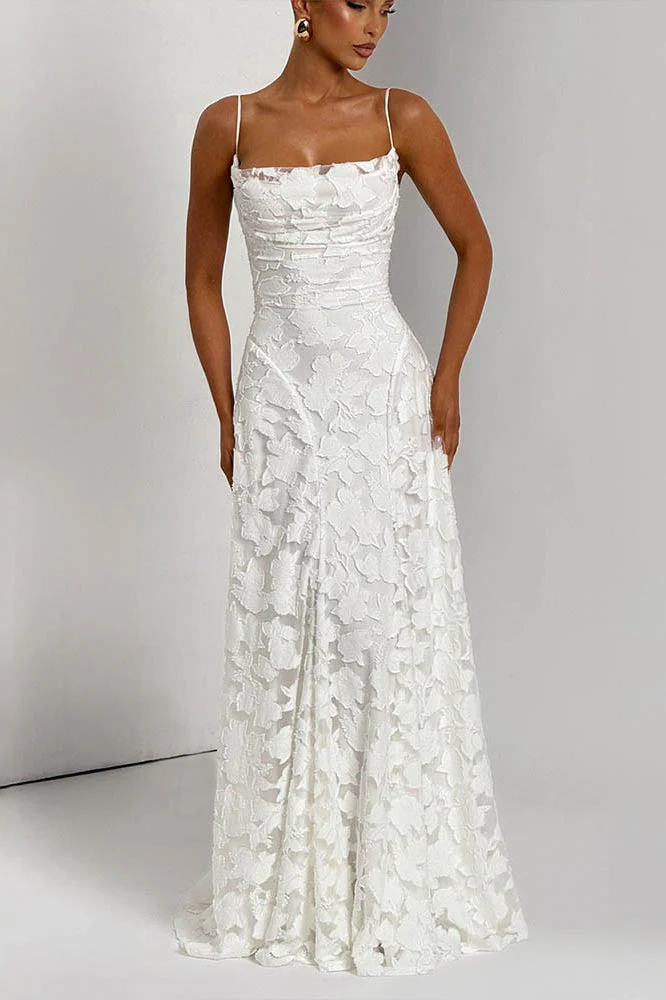 Backless Chiffon Maxi Boho Dress - Image 4