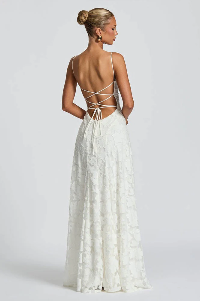 Backless Chiffon Maxi Boho Dress - Image 5