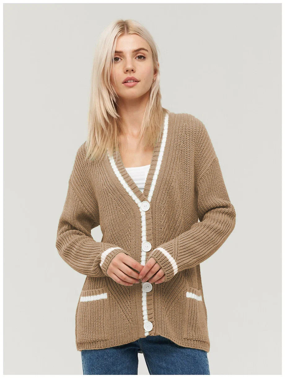 Colorblock Knit Cardigan - Image 3