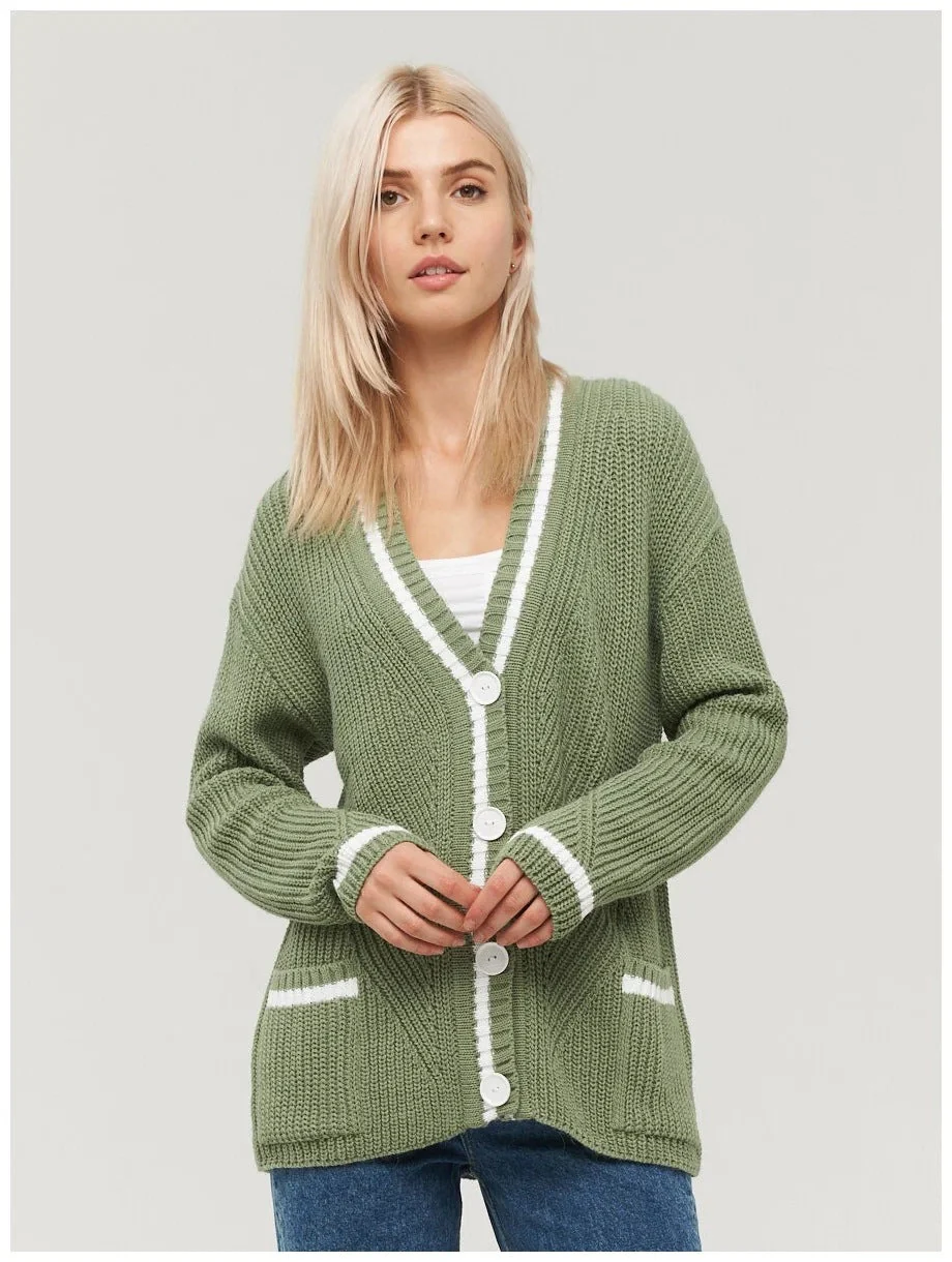Colorblock Knit Cardigan - Image 5