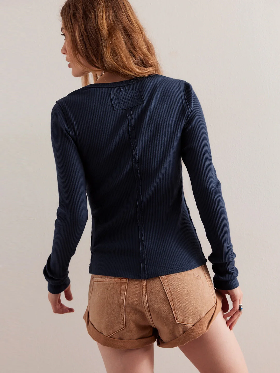 Buttoned Ribbed Knit Cardigan - Image 8