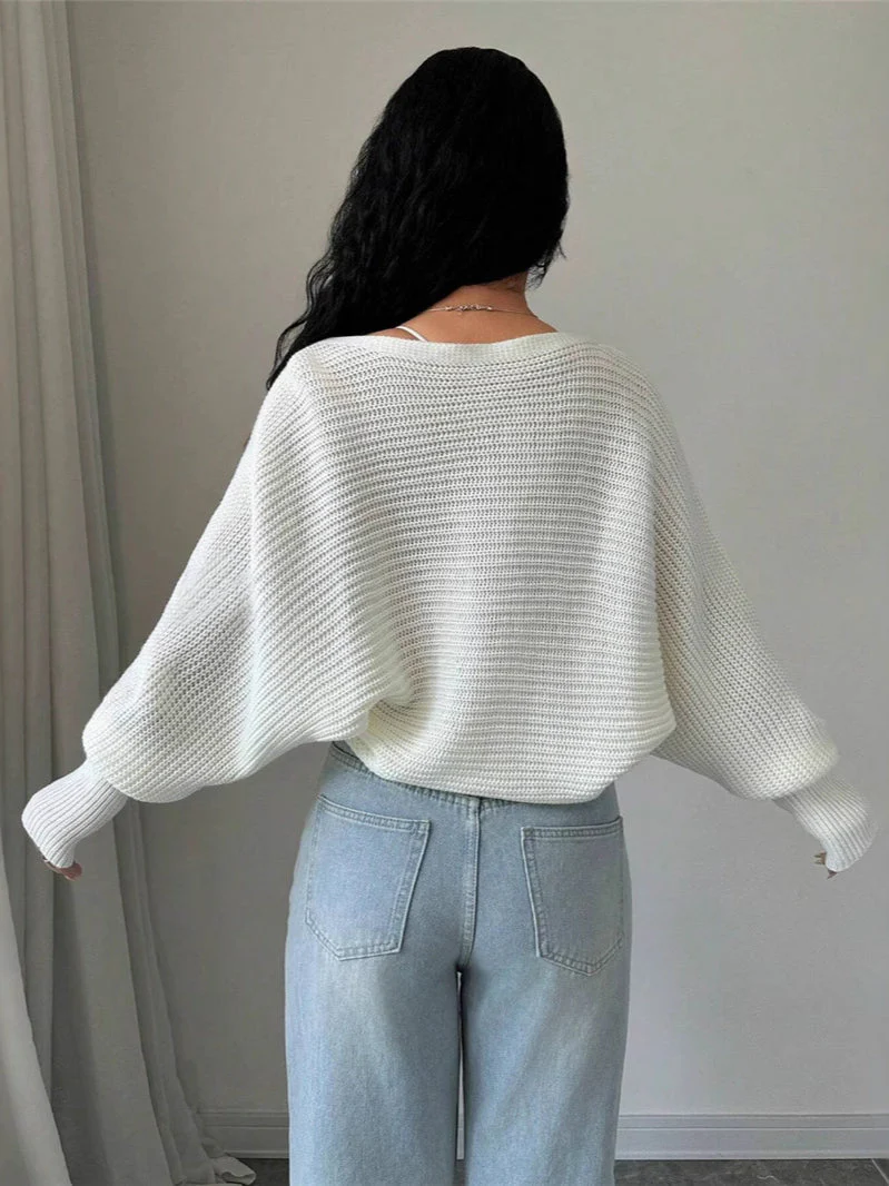 Loose Fit Knit Shrug Cardigan - Image 11