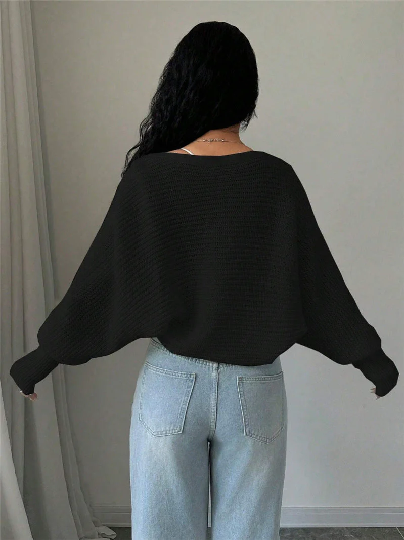 Loose Fit Knit Shrug Cardigan - Image 15