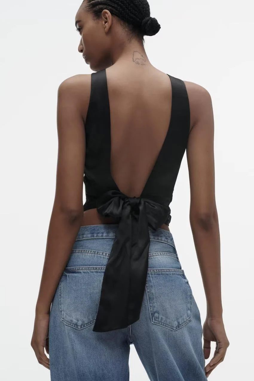 Sexy Backless Tank Top - Image 2