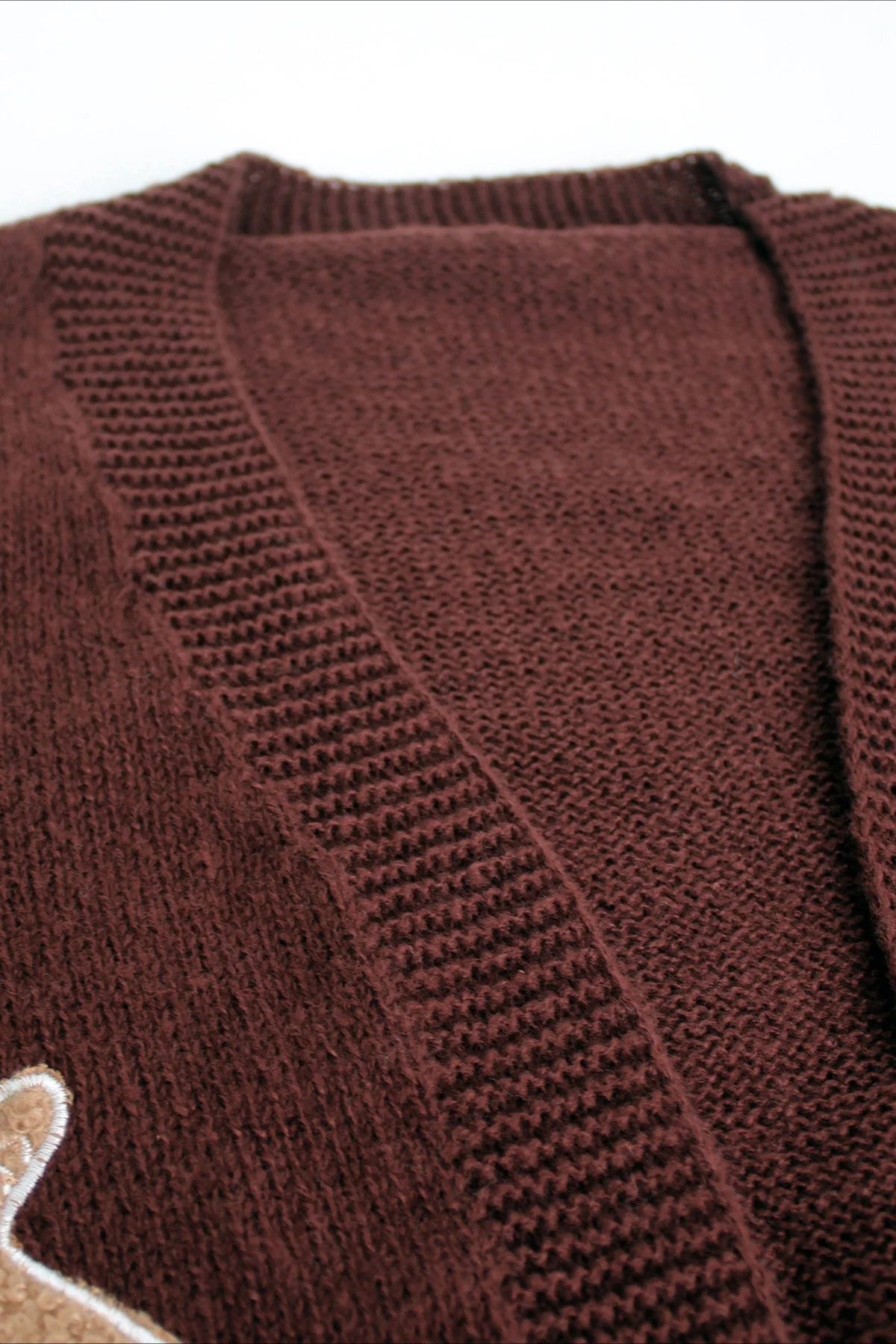 Cookie Character Cropped Knit Cardigan - Image 2