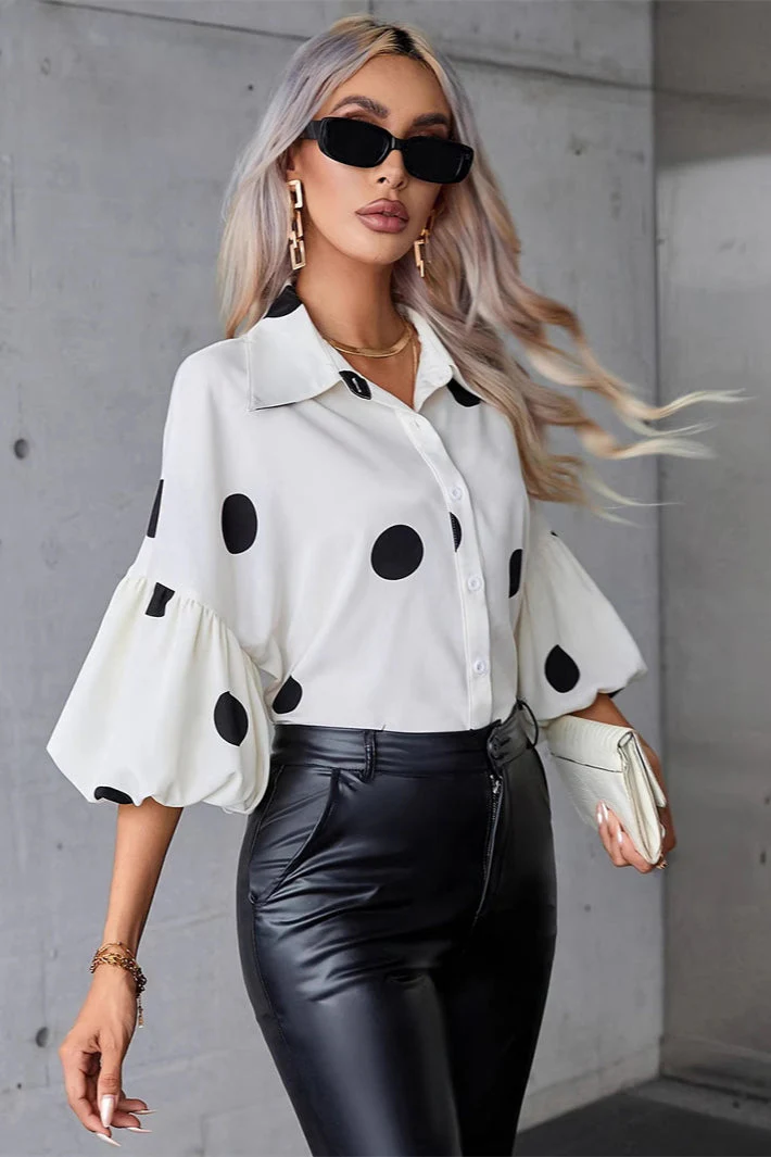 Elegant Fashion Button-Up Blouse - Image 4