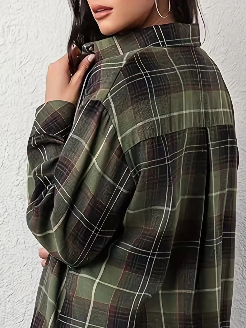 Versatile Vintage Long Sleeve Blouse - Image 5