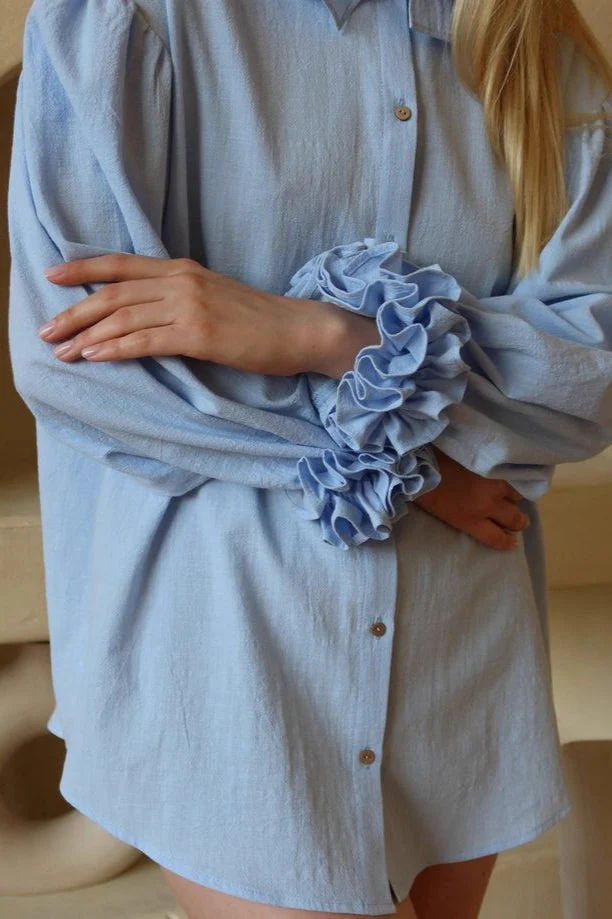Autumn Winter Casual Long Sleeve Blouse - Image 2
