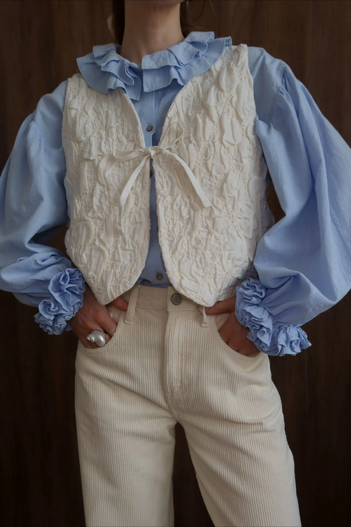 Autumn Winter Casual Long Sleeve Blouse - Image 5