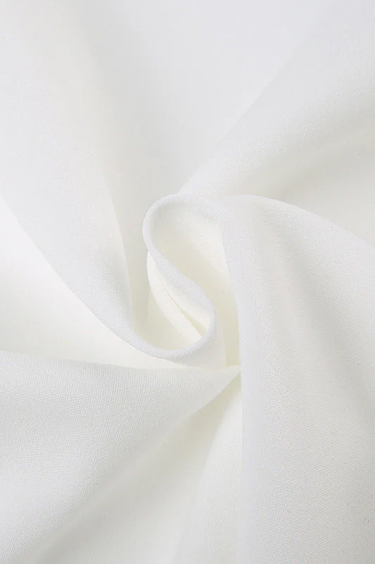 Fitted Button-Down Ruched Blouse - Image 5