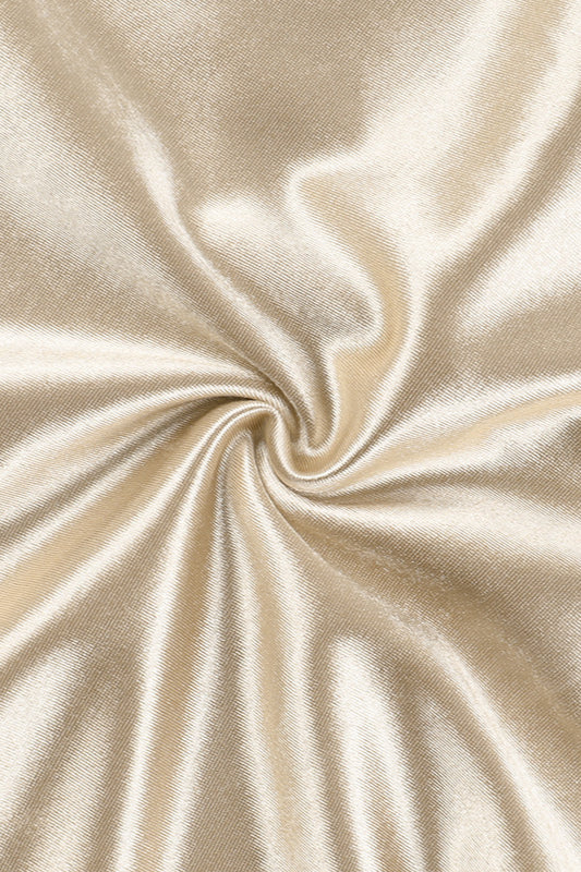 Silk Gloss Strapless Bowknot Bodycon Party Dress - Image 10