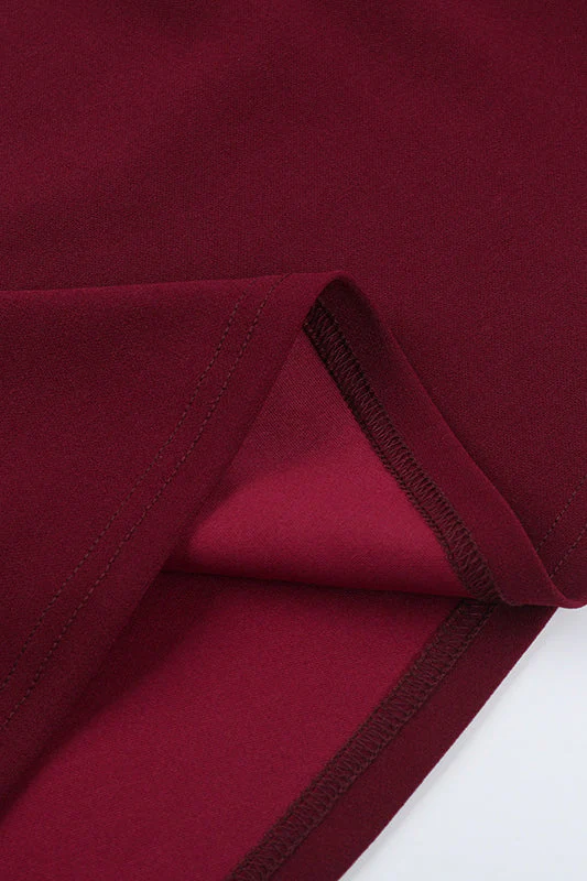 Backless Square Neck Fitted Party Dress - Image 9