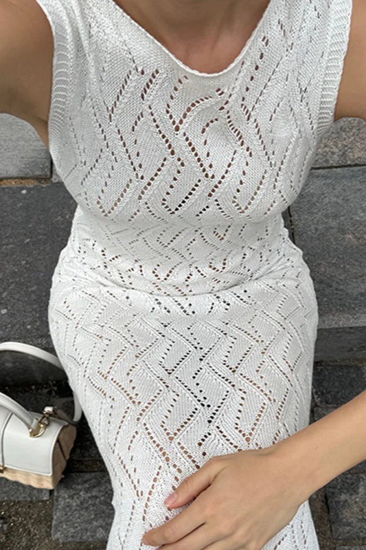 Sexy Hollow Beach Bikini Boho Dress - Image 3