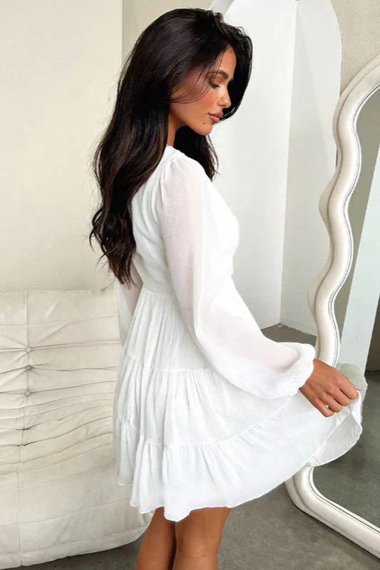 V-Neck Lace-Up Slim Fit Bodycon Party Dress - Image 12
