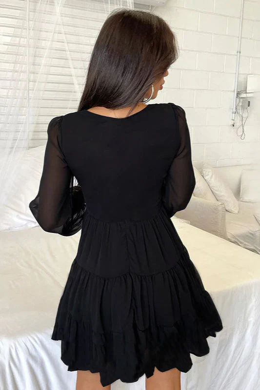 V-Neck Lace-Up Slim Fit Bodycon Party Dress - Image 7