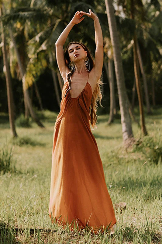 Casual Vacation Solid Boho Dress - Image 2