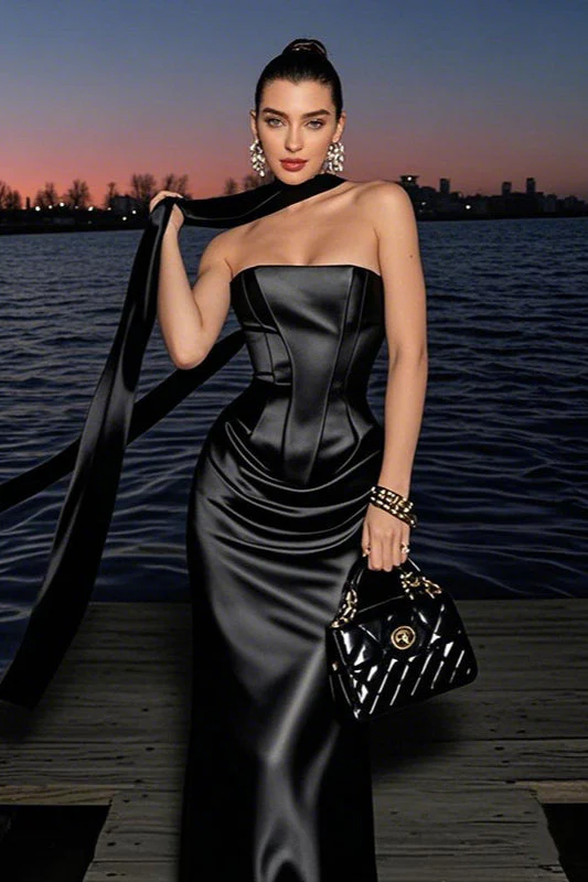 Slimming Square Neck Waist-Cinched Party  Dress - Image 13