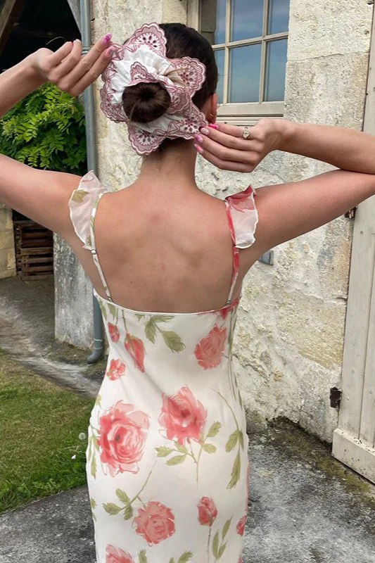Floral Cami French Style Party Dress - Image 18