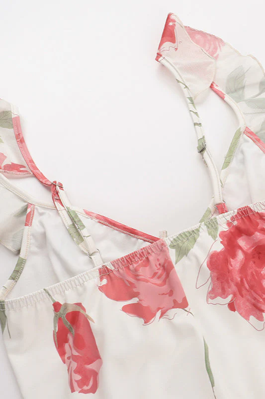 Floral Cami French Style Party Dress - Image 9