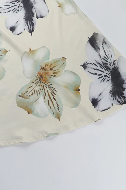 Floral Backless Vacation Cami Party Dress - Image 12