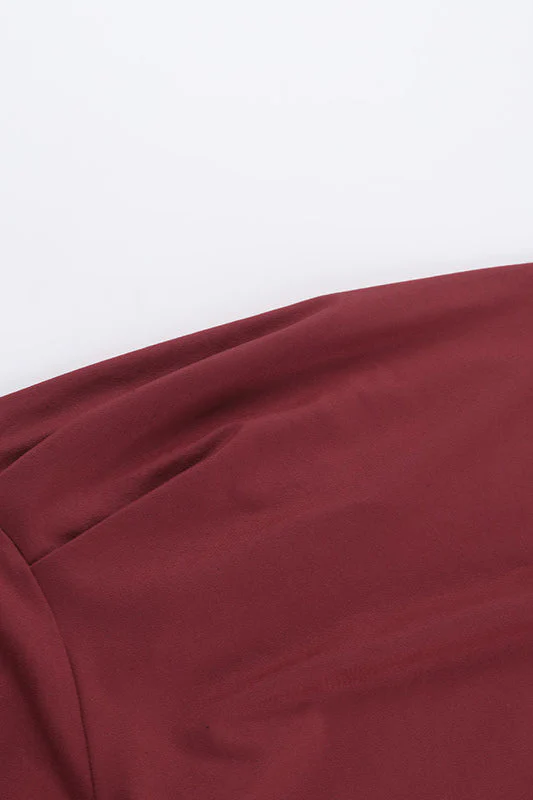 Asymmetrical Ruched Off-Shoulder Bodycon Party Dress - Image 7
