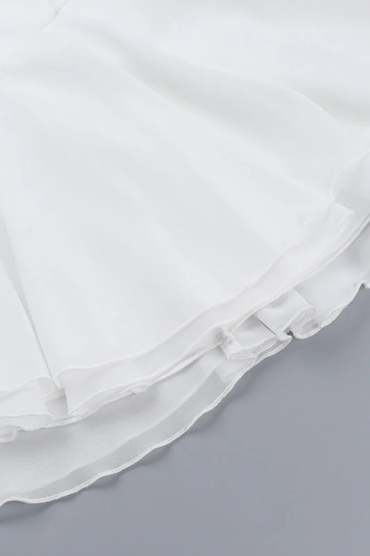 Cowl Neck Strapless Waist-Cinched Party Dress - Image 4