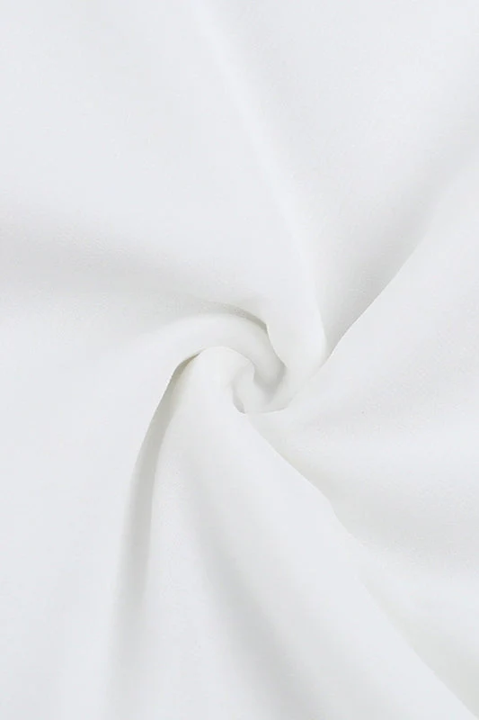 Cowl Neck Strapless Waist-Cinched Party Dress - Image 6