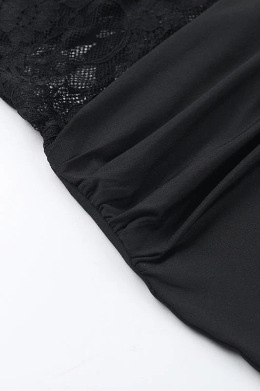 Halter Lace Cutout Bodycon Mini Party Dress - Image 2