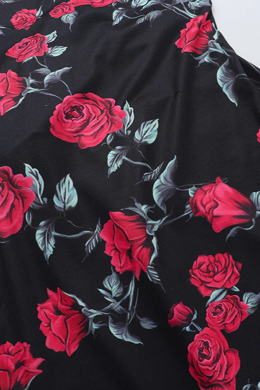 Square Neck Floral Cami Party Dress - Image 2
