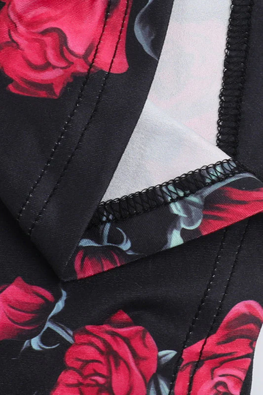 Square Neck Floral Cami Party Dress - Image 7