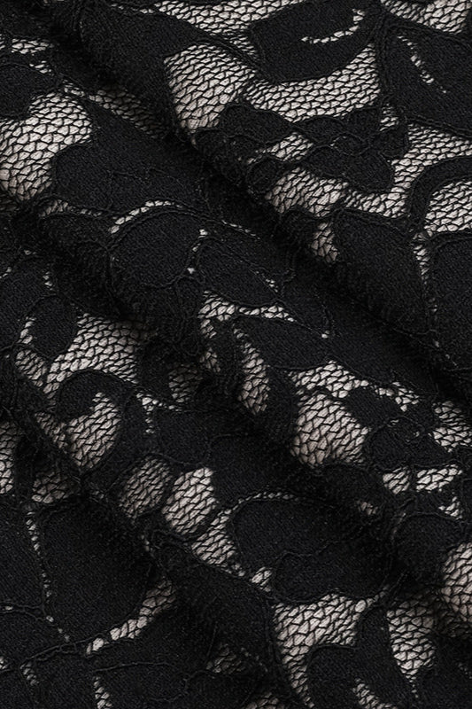 Lace V-Neck Bodycon Party Skirt - Image 5