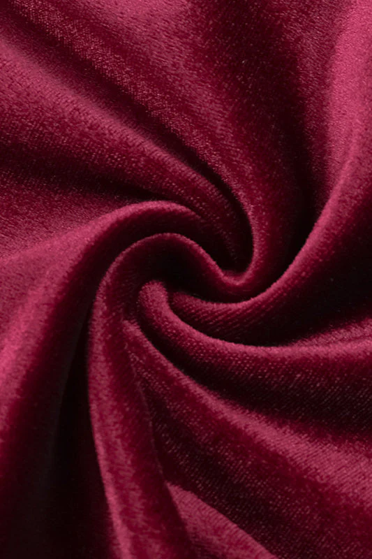 Velvet Bustier Bodycon Skirt Party Dress - Image 11