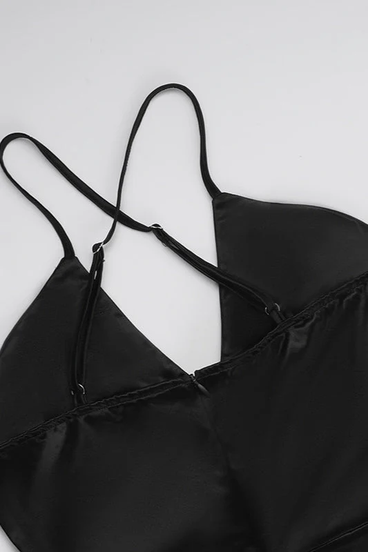 Sexy Halter Neck Crisscross Split Maxi Dress Party Dress - Image 5