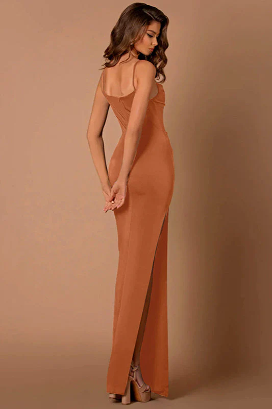 Halter Neck Slim Fit Bodycon Dress Party Dress - Image 5
