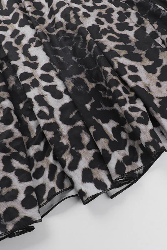 Leopard Print Sexy Slip Dress Party Dress - Image 7
