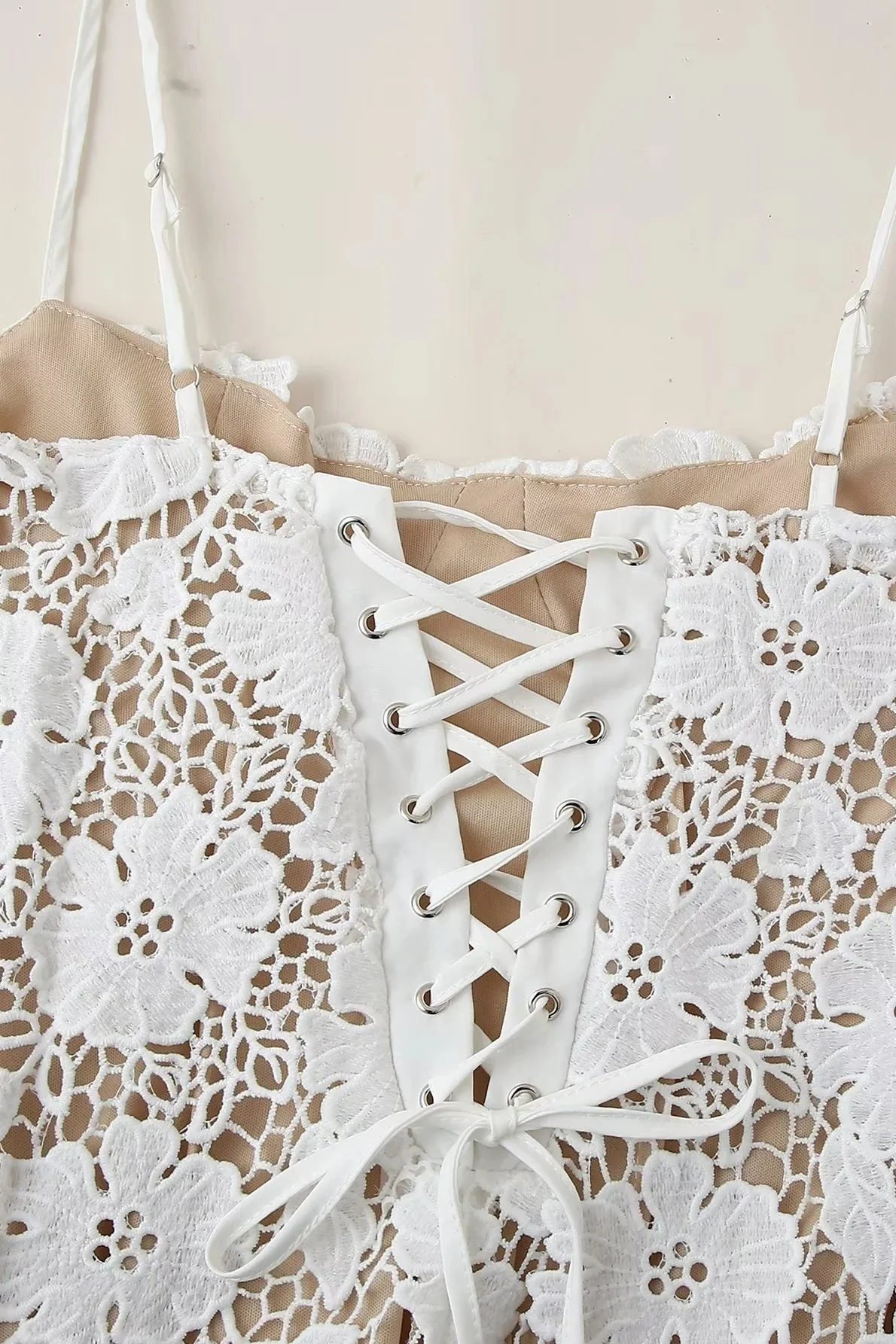 Lace Mesh Cami Maxi Dress - Image 5