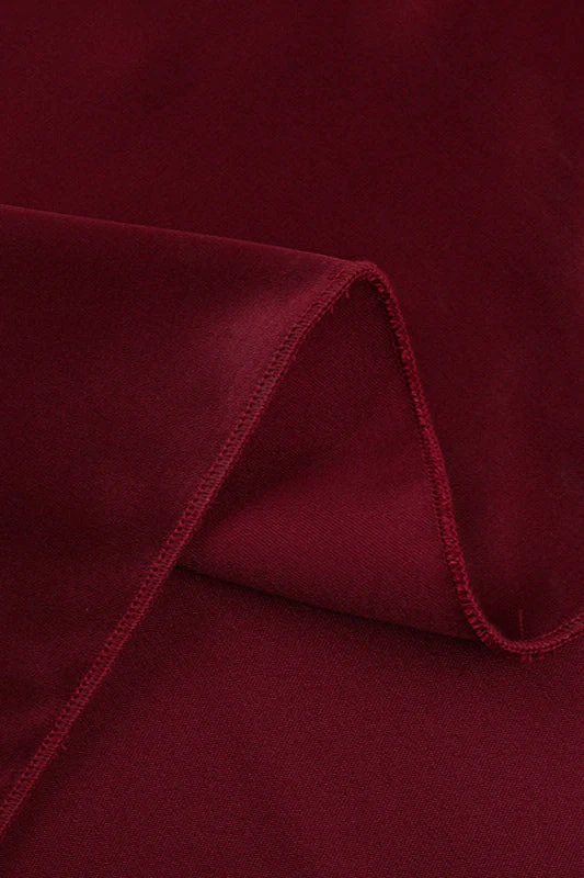 Halter Backless Satin Party Dress - Image 7