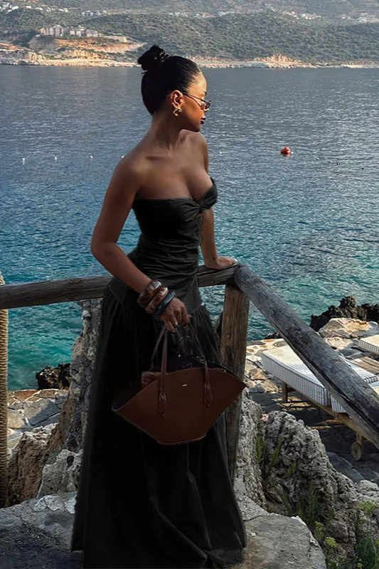 Cutout Strapless Beach Party Dress - Image 15