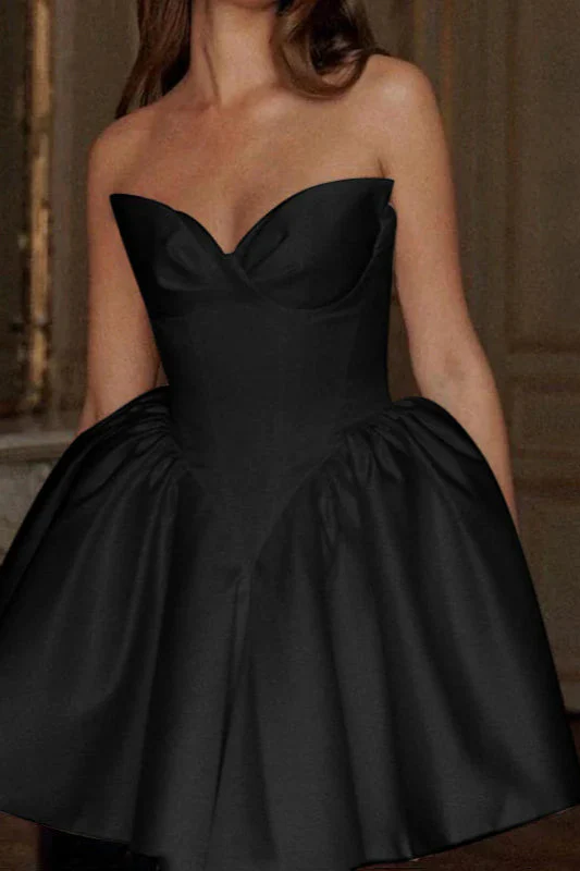 French Style Sweetheart Neckline A-Line Party Dress - Image 6