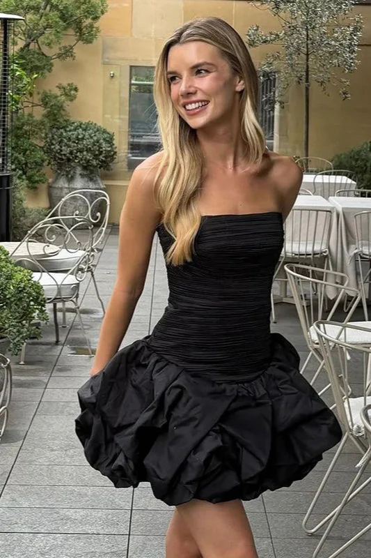 Spring Elegant Ruched Corset Dress with Layered Skirt Party Dress - Image 10