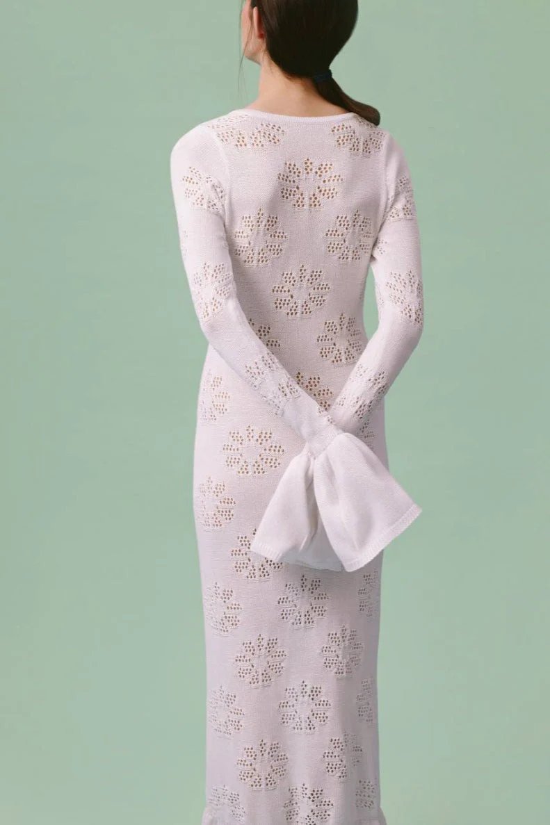 Ruffled Pullover Long Boho Dress - Image 5