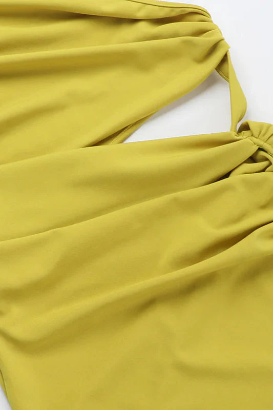 Elegant Sexy Asymmetrical Shoulder Party Dress - Image 11