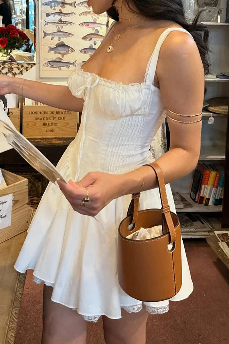 Lace Backless Cami Boho Dress - Image 2