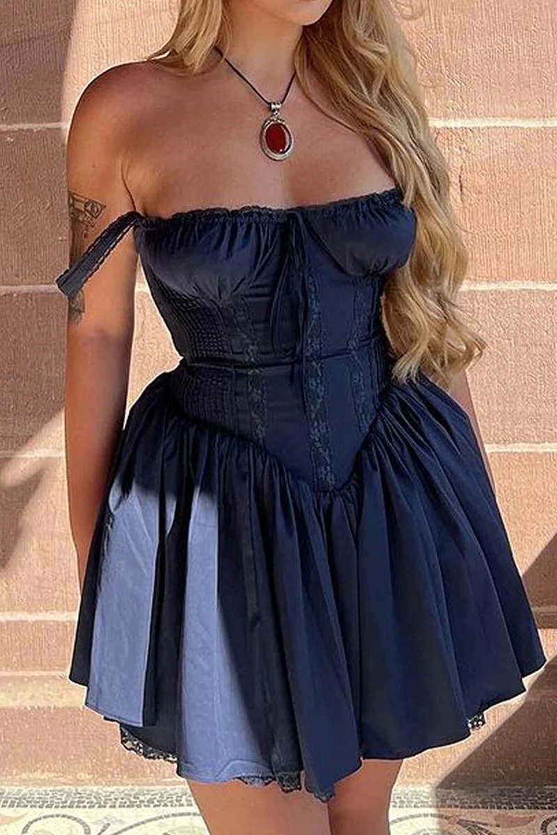 Lace Backless Cami Boho Dress - Image 5