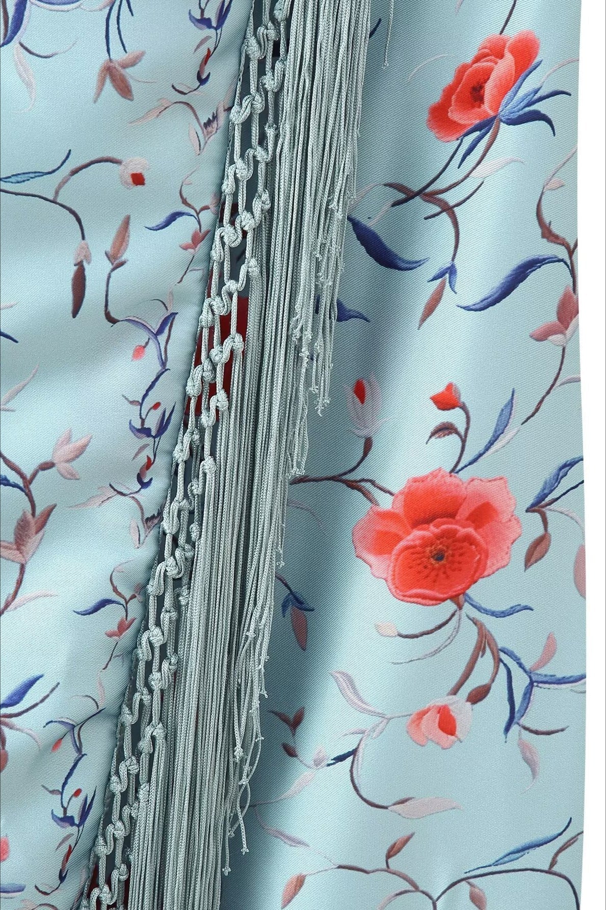 Halter Neck Printed Fringe Boho Dress - Image 5