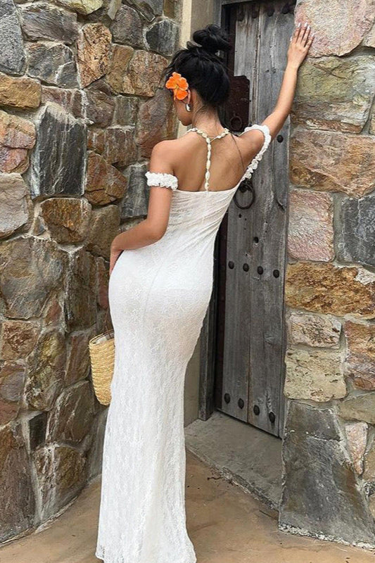 Sweet Temperament Sleeveless High Waist Thin Maxi Dress - Image 4